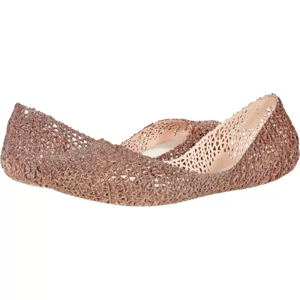 Melissa Campana Papel Flats for Women - Comfortable, Stylish &amp; Flexible Slide-On Closed-Toe Jelly Flat Shoes with Hollow Interwoven Cut Out Design