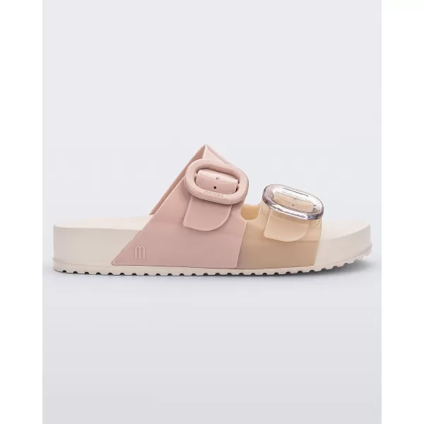 Melissa Cozy Slide for Women, Comfortable, Jelly, Adjustable Double Buckle