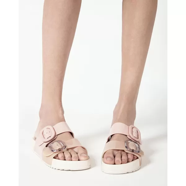 Melissa Cozy Slide for Women, Comfortable, Jelly, Adjustable Double Buckle