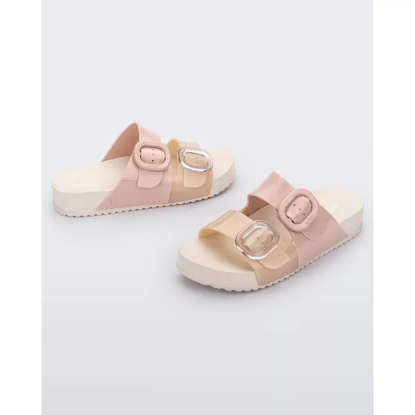 Melissa Cozy Slide for Women, Comfortable, Jelly, Adjustable Double Buckle