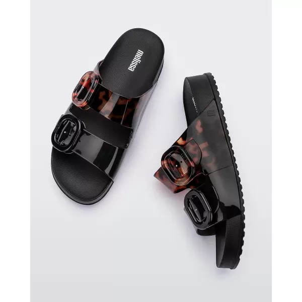 Melissa Cozy Slide for Women, Comfortable, Jelly, Adjustable Double Buckle