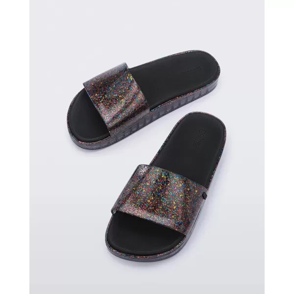 Melissa Next Gen Beach Jelly Slides for Women - Super Soft and Flexible, Stylish Slip-on Vegan Jelly Sandals, Flip Flops with Open Toe Design