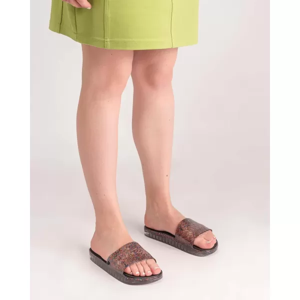 Melissa Next Gen Beach Jelly Slides for Women - Super Soft and Flexible, Stylish Slip-on Vegan Jelly Sandals, Flip Flops with Open Toe Design