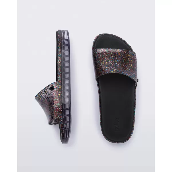 Melissa Next Gen Beach Jelly Slides for Women - Super Soft and Flexible, Stylish Slip-on Vegan Jelly Sandals, Flip Flops with Open Toe Design