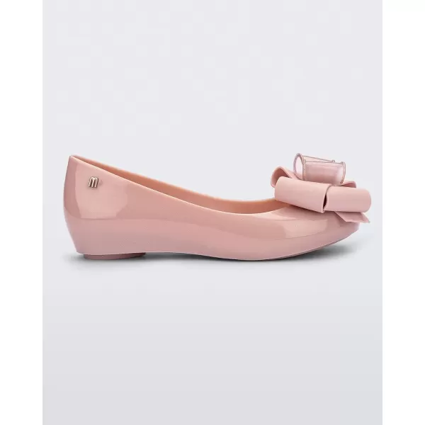 Melissa Ultragirl Sweet XXI Flats for Women - Comfortable, Stylish &amp; Flexible Jelly Flat Shoes with Cut-Out Toe, Classic Jelly Upper &amp; Bow Embellishment
