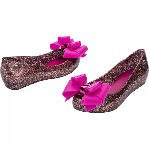 Melissa Ultragirl Sweet XXI Flats for Women - Comfortable, Stylish &amp; Flexible Jelly Flat Shoes with Cut-Out Toe, Classic Jelly Upper &amp; Bow Embellishment