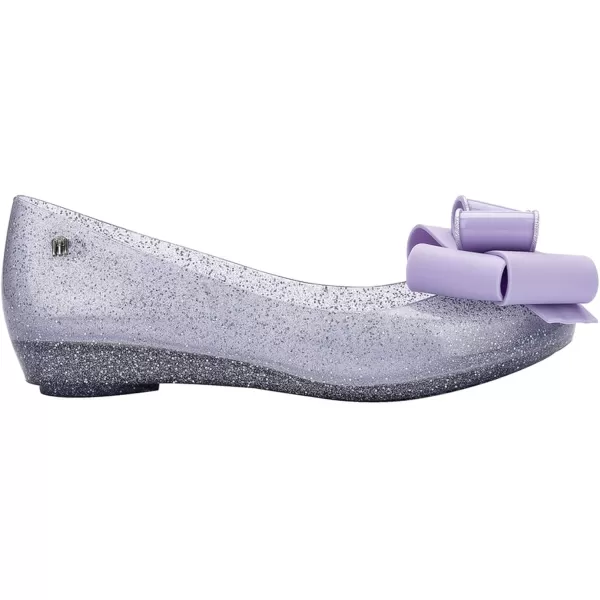 Melissa Ultragirl Sweet XXI Flats for Women - Comfortable, Stylish &amp; Flexible Jelly Flat Shoes with Cut-Out Toe, Classic Jelly Upper &amp; Bow Embellishment