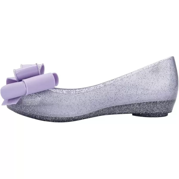 Melissa Ultragirl Sweet XXI Flats for Women - Comfortable, Stylish &amp; Flexible Jelly Flat Shoes with Cut-Out Toe, Classic Jelly Upper &amp; Bow Embellishment