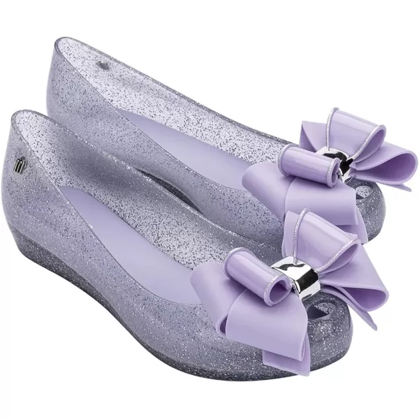 Melissa Ultragirl Sweet XXI Flats for Women - Comfortable, Stylish &amp; Flexible Jelly Flat Shoes with Cut-Out Toe, Classic Jelly Upper &amp; Bow Embellishment