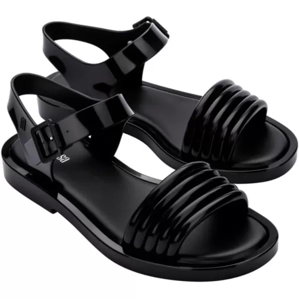 Melissa Mar Wave Women's Sandal - Bubble Jelly Sandal, Retro Sandals for Women, Adjustable Ankle Strap, Adult Jellies