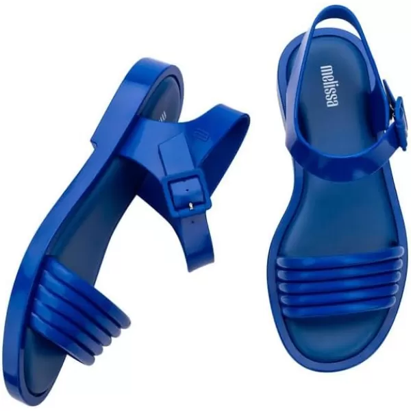 Melissa Mar Wave Women's Sandal - Bubble Jelly Sandal, Retro Sandals for Women, Adjustable Ankle Strap, Adult Jellies
