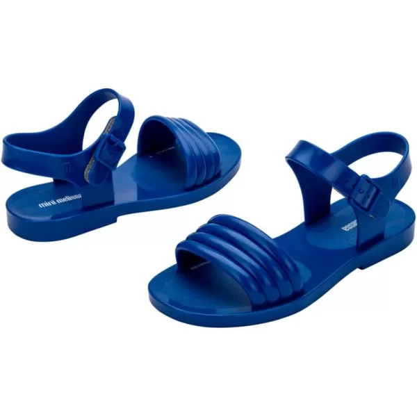 Mini Melissa Mar Wave Girls Sandals - Bubble Jelly Sandal, Summer Sandals for Girls, Adjustable Ankle Strap, Kids Jelly Shoes