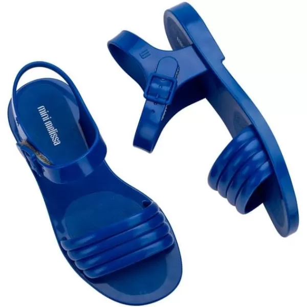 Mini Melissa Mar Wave Girls Sandals - Bubble Jelly Sandal, Summer Sandals for Girls, Adjustable Ankle Strap, Kids Jelly Shoes