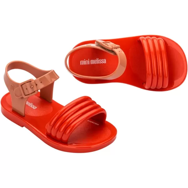 Mini Melissa Mar Wave Sandals for Babies &amp; Toddlers - Bubble Jelly Sandal, Girls Sandals, Adjustable Buckle, Kids Jelly Shoes