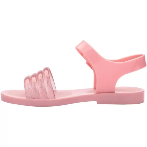 Mini Melissa Mar Wave Girls Sandals - Bubble Jelly Sandal, Summer Sandals for Girls, Adjustable Ankle Strap, Kids Jelly Shoes