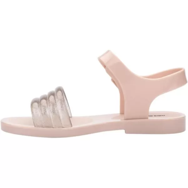 Mini Melissa Mar Wave Girls Sandals - Bubble Jelly Sandal, Summer Sandals for Girls, Adjustable Ankle Strap, Kids Jelly Shoes
