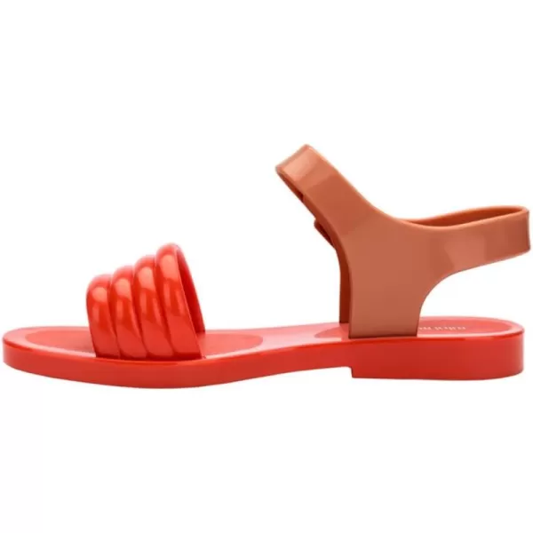 Mini Melissa Mar Wave Girls Sandals - Bubble Jelly Sandal, Summer Sandals for Girls, Adjustable Ankle Strap, Kids Jelly Shoes