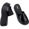 imageMelissa Becky Platform Slides for Women  Cushioned and Comfortable Chunky Platform SlipOn Sandals with Jelly Upper and Open Toe Design VeganBlack
