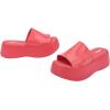 imageMelissa Becky Platform Slides for Women  Cushioned and Comfortable Chunky Platform SlipOn Sandals with Jelly Upper and Open Toe Design VeganLight Pink