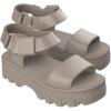 imageMelissa Kick Off Platform Sandals for Women  Super Soft and Flexible Vegan Chunky Platform Sandal with Adjustable Straps and Open Toe DesignBeige