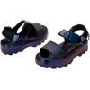 imageMelissa Kick Off Platform Sandals for Women  Super Soft and Flexible Vegan Chunky Platform Sandal with Adjustable Straps and Open Toe DesignBlue Chameleon