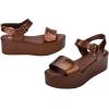 imageMelissa Mar Womens Sandals  Platform Sandals for Women Wedge Sandals Dressy Summer Sandals Womens Jelly ShoesBronzeBrown