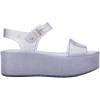imageMelissa Mar Womens Sandals  Platform Sandals for Women Wedge Sandals Dressy Summer Sandals Womens Jelly ShoesGlitter ClearLilac