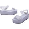 imageMelissa Mar Womens Sandals  Platform Sandals for Women Wedge Sandals Dressy Summer Sandals Womens Jelly ShoesGlitter ClearLilac
