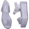 imageMelissa Mar Womens Sandals  Platform Sandals for Women Wedge Sandals Dressy Summer Sandals Womens Jelly ShoesGlitter ClearLilac
