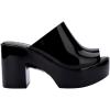 imageMelissa Mule Heel Collection  Fashion Sandal for Women  Iridescent Comfortable Mule Style  HighShine Upper with Bubblegum Scent  Chic and SophisticatedMule Hype  Black