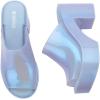 imageMelissa Mule Heel Collection  Fashion Sandal for Women  Iridescent Comfortable Mule Style  HighShine Upper with Bubblegum Scent  Chic and SophisticatedMule Hype  Pearly Blue