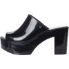 imageMelissa Mule Heel Collection  Fashion Sandal for Women  Iridescent Comfortable Mule Style  HighShine Upper with Bubblegum Scent  Chic and SophisticatedMule  Black