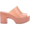 imageMelissa Mule Heel Collection  Fashion Sandal for Women  Iridescent Comfortable Mule Style  HighShine Upper with Bubblegum Scent  Chic and SophisticatedMule Hype  Pink