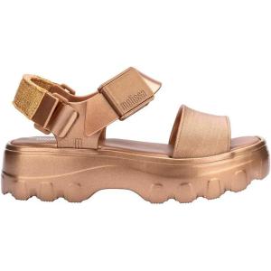 imageMelissa Kick Off Platform Sandals for Women  Super Soft and Flexible Vegan Chunky Platform Sandal with Adjustable Straps and Open Toe DesignGold