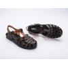 imageMelissa Possession Jelly Sandal for Women  The Original Jelly Shoe Fishermans Sandal with Adjustable Strap and Side BuckleClear Brown
