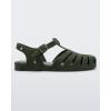 imageMelissa Possession Jelly Sandal for Women  The Original Jelly Shoe Fishermans Sandal with Adjustable Strap and Side BuckleGreen Flocked