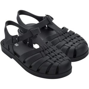 imageMelissa Possession Jelly Sandal for Women  The Original Jelly Shoe Fishermans Sandal with Adjustable Strap and Side BuckleMatte Black
