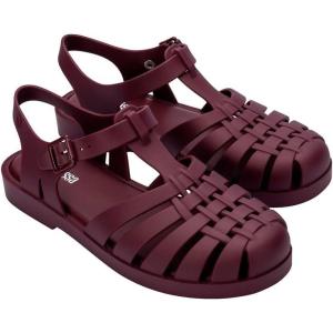 imageMelissa Possession Jelly Sandal for Women  The Original Jelly Shoe Fishermans Sandal with Adjustable Strap and Side BuckleMatte Edge
