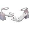 imageMelissa Lux Heel Shoes for WomenMetallic SilverWhite