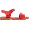imageMelissa Mar Wave Womens Sandal  Bubble Jelly Sandal Retro Sandals for Women Adjustable Ankle Strap Adult JelliesRed