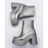 imageMelissa Nubia II Womens Platform BootGlitter Clear