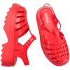 imageMelissa Possession Platform II Jelly Sandals for Women  Classic FishermanStyle Chunky Platform with Adjustable Ankle Strap Lightweight EVA Sole and NonSlip TractionRed