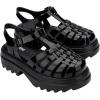 imageMelissa Possession Platform II Jelly Sandals for Women  Classic FishermanStyle Chunky Platform with Adjustable Ankle Strap Lightweight EVA Sole and NonSlip TractionBlack