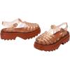 imageMelissa Possession Platform II Jelly Sandals for Women  Classic FishermanStyle Chunky Platform with Adjustable Ankle Strap Lightweight EVA Sole and NonSlip TractionTransparent Brown
