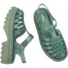 imageMelissa Possession Platform II Jelly Sandals for Women  Classic FishermanStyle Chunky Platform with Adjustable Ankle Strap Lightweight EVA Sole and NonSlip TractionGreen