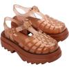 imageMelissa Possession Platform II Jelly Sandals for Women  Classic FishermanStyle Chunky Platform with Adjustable Ankle Strap Lightweight EVA Sole and NonSlip TractionTransparent Brown