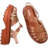imageMelissa Possession Platform II Jelly Sandals for Women  Classic FishermanStyle Chunky Platform with Adjustable Ankle Strap Lightweight EVA Sole and NonSlip TractionTransparent Brown