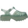 imageMelissa Possession Platform II Jelly Sandals for Women  Classic FishermanStyle Chunky Platform with Adjustable Ankle Strap Lightweight EVA Sole and NonSlip TractionGreen