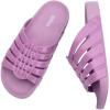 imageMelissa Possession Slides for Women  Flat JellyStyle Comfort with Fisherman Design  100 PVC Upper 100 EVA Sole Bubblegum Scent  Chic Summer Sandals for WomenLilac
