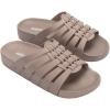 imageMelissa Possession Slides for Women  Flat JellyStyle Comfort with Fisherman Design  100 PVC Upper 100 EVA Sole Bubblegum Scent  Chic Summer Sandals for WomenMatte Beige
